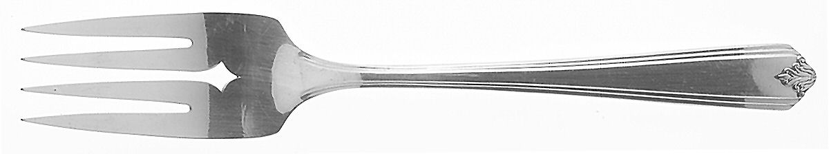 Tempo (Silverplate, 1930) Individual Salad Fork by Oneida Silver-1