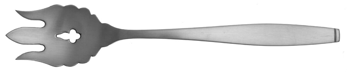 Tempo (Plain, Stainless) Vegetable Serving Fork Solid  HC by Oneida Silver-1