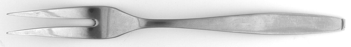 Tempo (Plain, Stainless) Party Fork by Oneida Silver-1