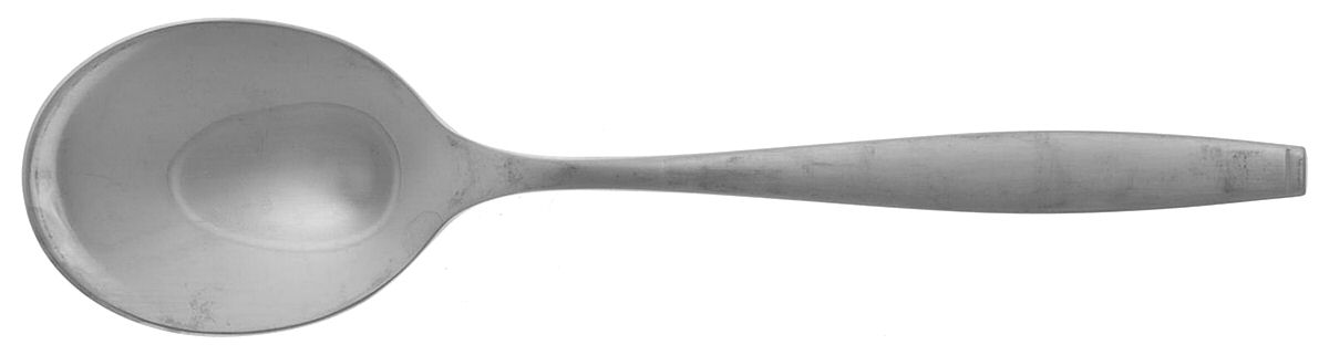 Tempo (Plain, Stainless) Round Bowl Soup Spoon (Cream Soup) by Oneida Silver-1