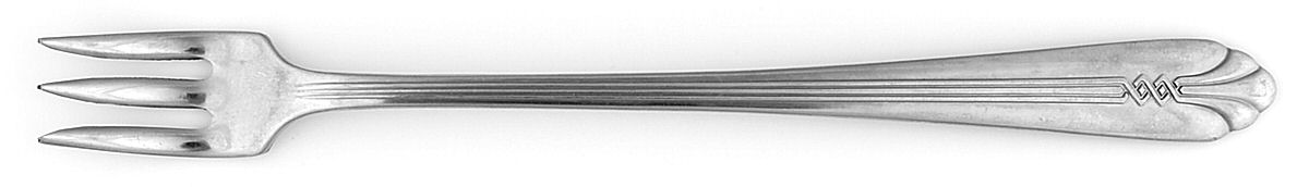 Tempo (Design, Stainless) Cocktail/Seafood Fork by Oneida Silver-1