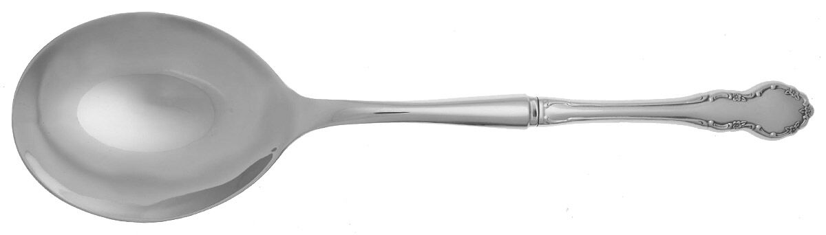 Tennyson (Stainless) Casserole Spoon with Smooth Stainless Bowl HC by Oneida Silver-1