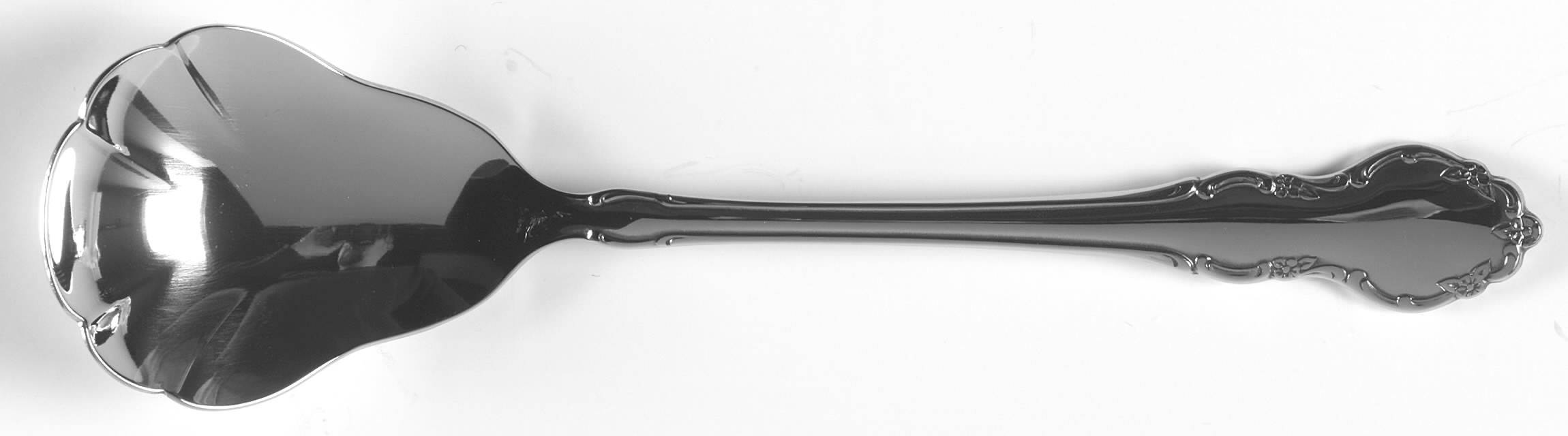 Tennyson (Stainless) Sugar Shell Spoon by Oneida Silver-1