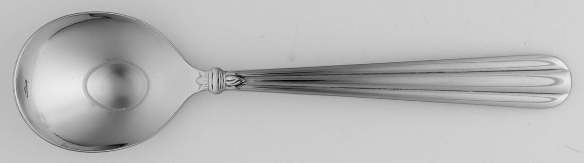 Tennyson (Stainless) Round Bowl Soup Spoon (Gumbo) by Oneida Silver-1