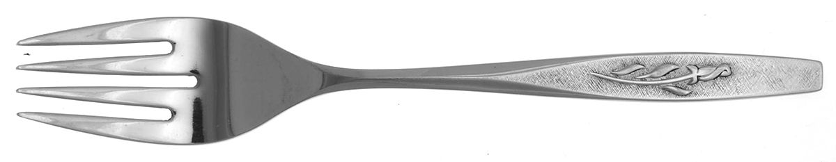 Tender Rose (Stainless) Individual Salad Fork by Oneida Silver-1
