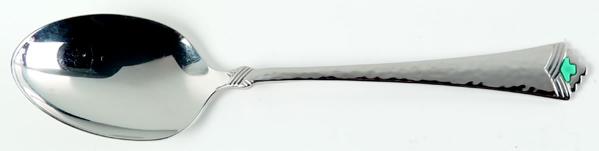 Tesoro-Turquoise (Stainless) Place/Oval Soup Spoon by Oneida Silver-1