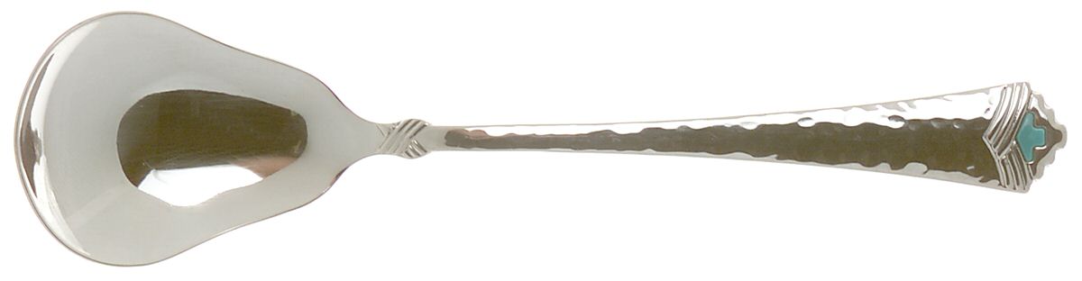 Tesoro-Turquoise (Stainless) Sugar Spoon by Oneida Silver-1