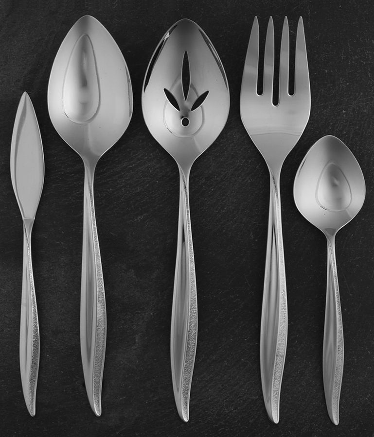 Textura (Stainless) 5 Piece Hostess Set by Oneida Silver-1