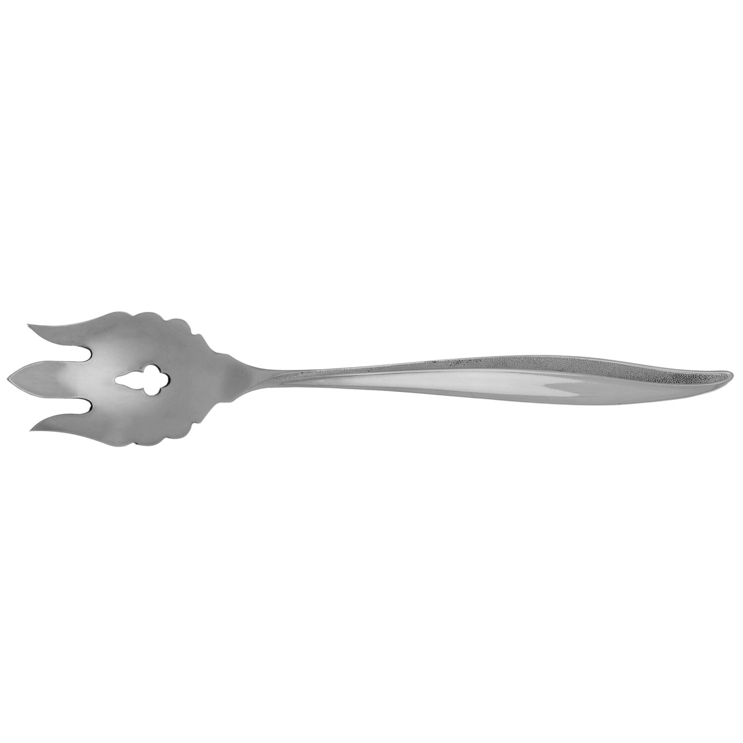 Textura (Stainless) Vegetable Serving Fork Solid  HC by Oneida Silver-1
