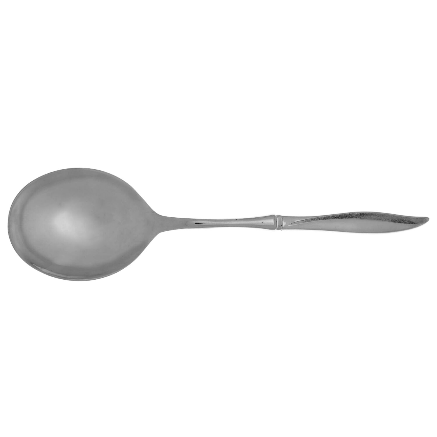 Textura (Stainless) Casserole Spoon with Smooth Stainless Bowl HC by Oneida Silver-1