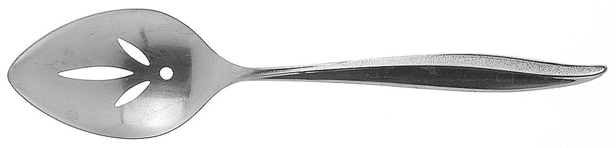 Textura (Stainless) Pierced Tablespoon (Serving Spoon) by Oneida Silver-1