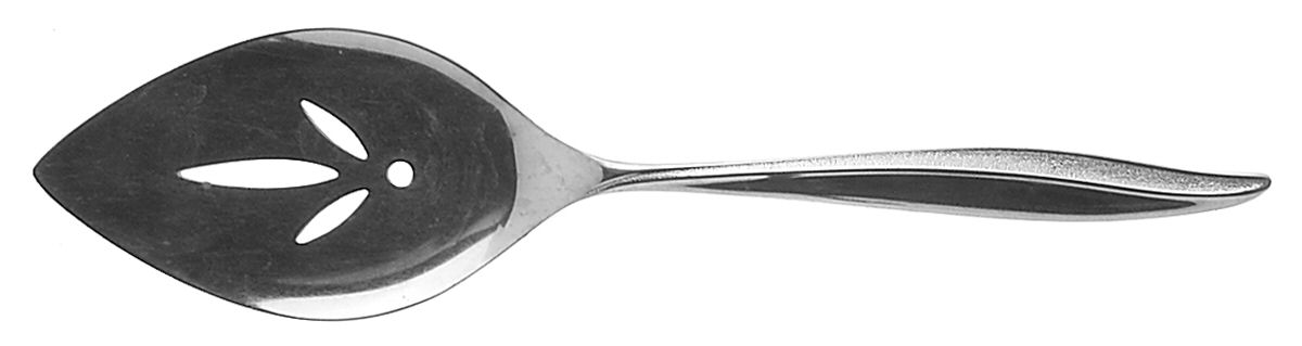 Textura Gold (Gold Electroplate) Pierced All Stainless Pie Server by Oneida Silver-1