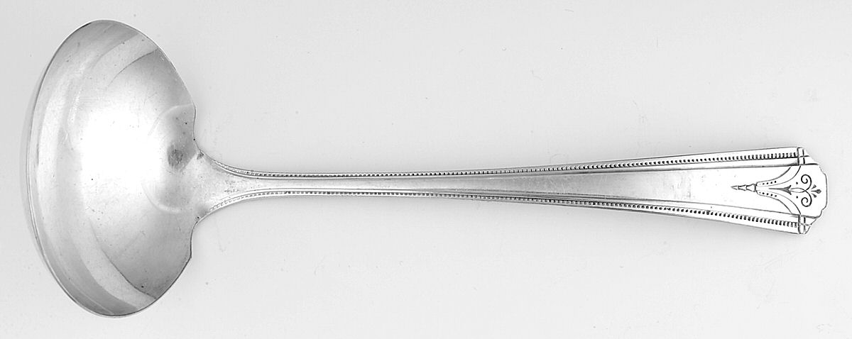 Thor (Silverplate, 1933) Solid Gravy Ladle by Oneida Silver-1