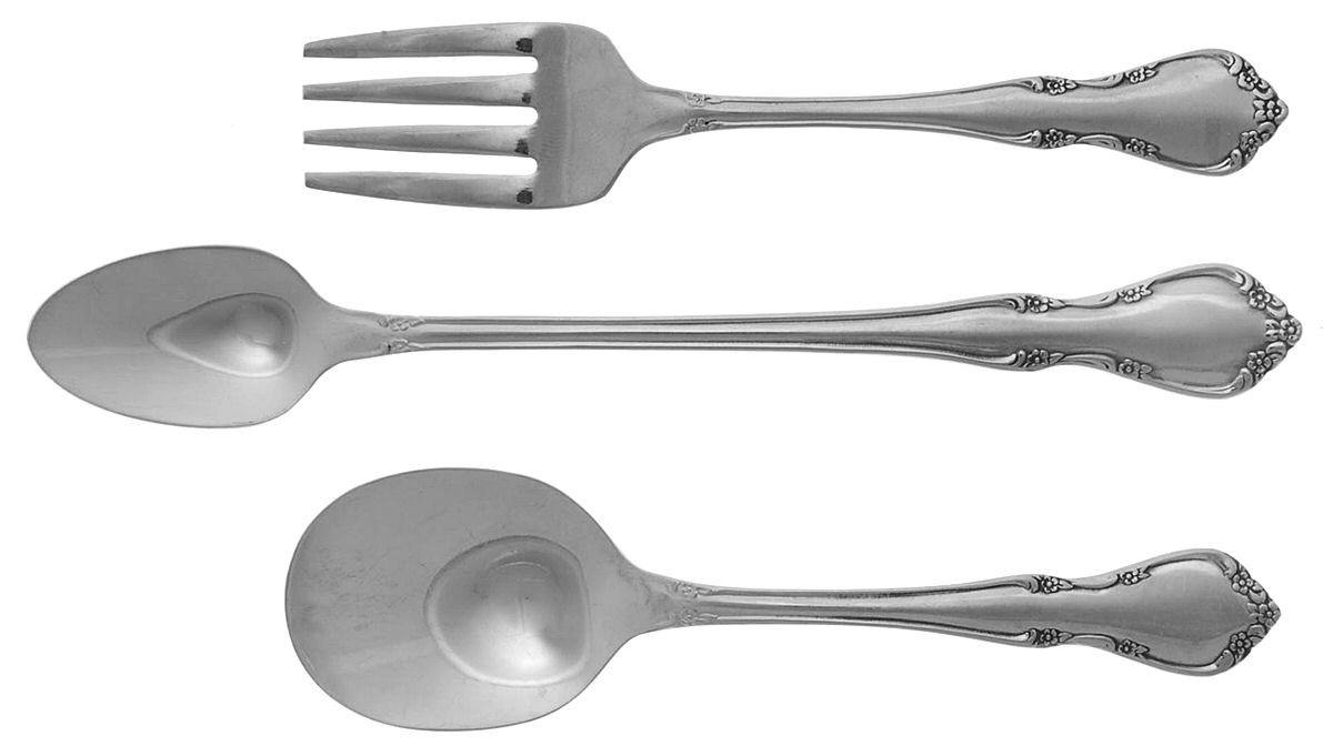 Toddletime (Stainless) 3 Piece Baby Set (BF,BS & INSM1) by Oneida Silver-1