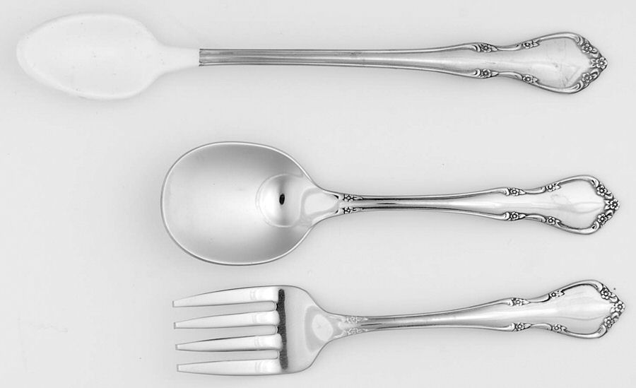 Toddletime (Stainless) 3-Piece Baby Set (BF, BS, INS) by Oneida Silver-1