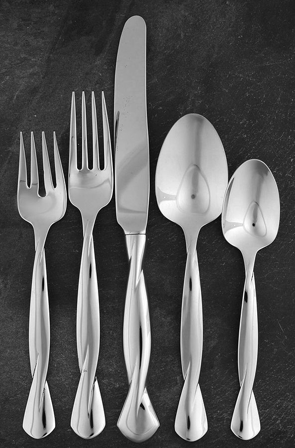 Torsade (Stainless) 5 Piece Place Setting by Oneida Silver-1