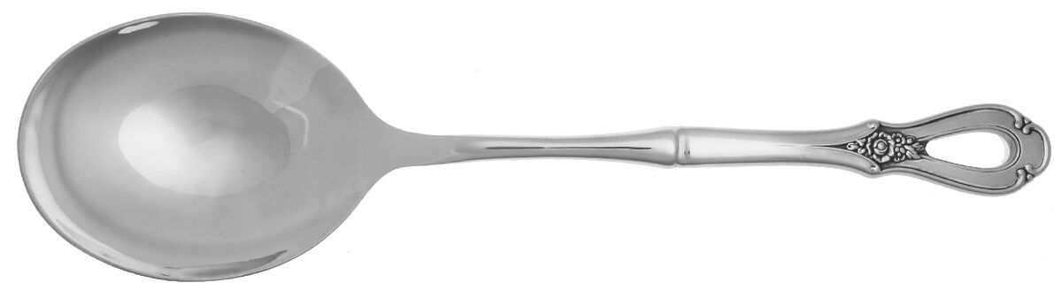 Toujours (Stainless) Casserole Spoon with Smooth Stainless Bowl HC by Oneida Silver-1