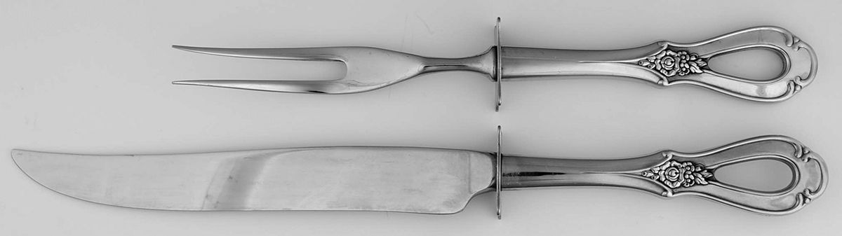 Toujours (Stainless) Small Stainless Blade 2-Piece Steak Carving Set by Oneida Silver-1