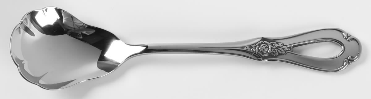 Toujours (Stainless) Sugar Shell Spoon by Oneida Silver-1