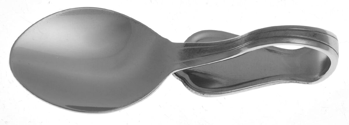 Trinity (Stainless) Baby Fork with Curved Handle HC by Oneida Silver-1