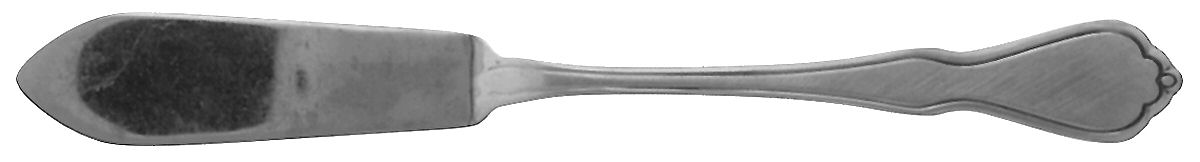 Trinity (Stainless) Flat Handle Master Butter Knife by Oneida Silver-1