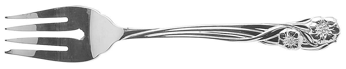 Trillia (Silverplate, 1993) Individual Salad Fork by Oneida Silver-1
