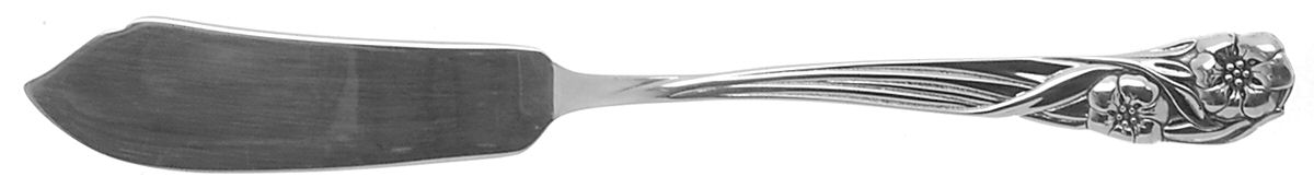 Trillia (Silverplate, 1993) Flat Handle Master Butter Knife by Oneida Silver-1