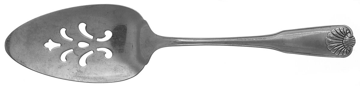 Tudor (Stainless) Pierced All Stainless Pie Server by Oneida Silver-1