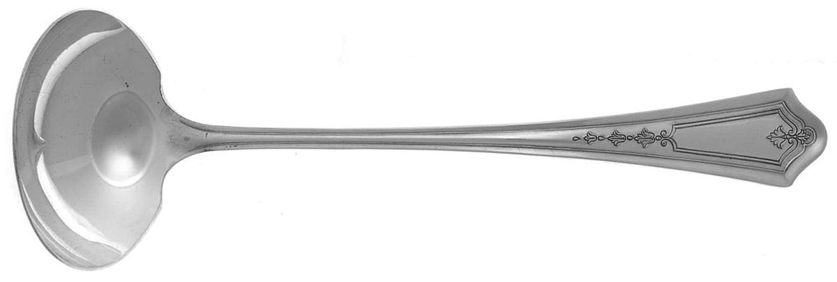 Tuxedo (Silverplate, 1923) Solid Piece Cream Ladle by Oneida Silver-1