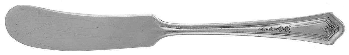 Tuxedo (Silverplate, 1923) Flat Handle Butter Spreader by Oneida Silver-1