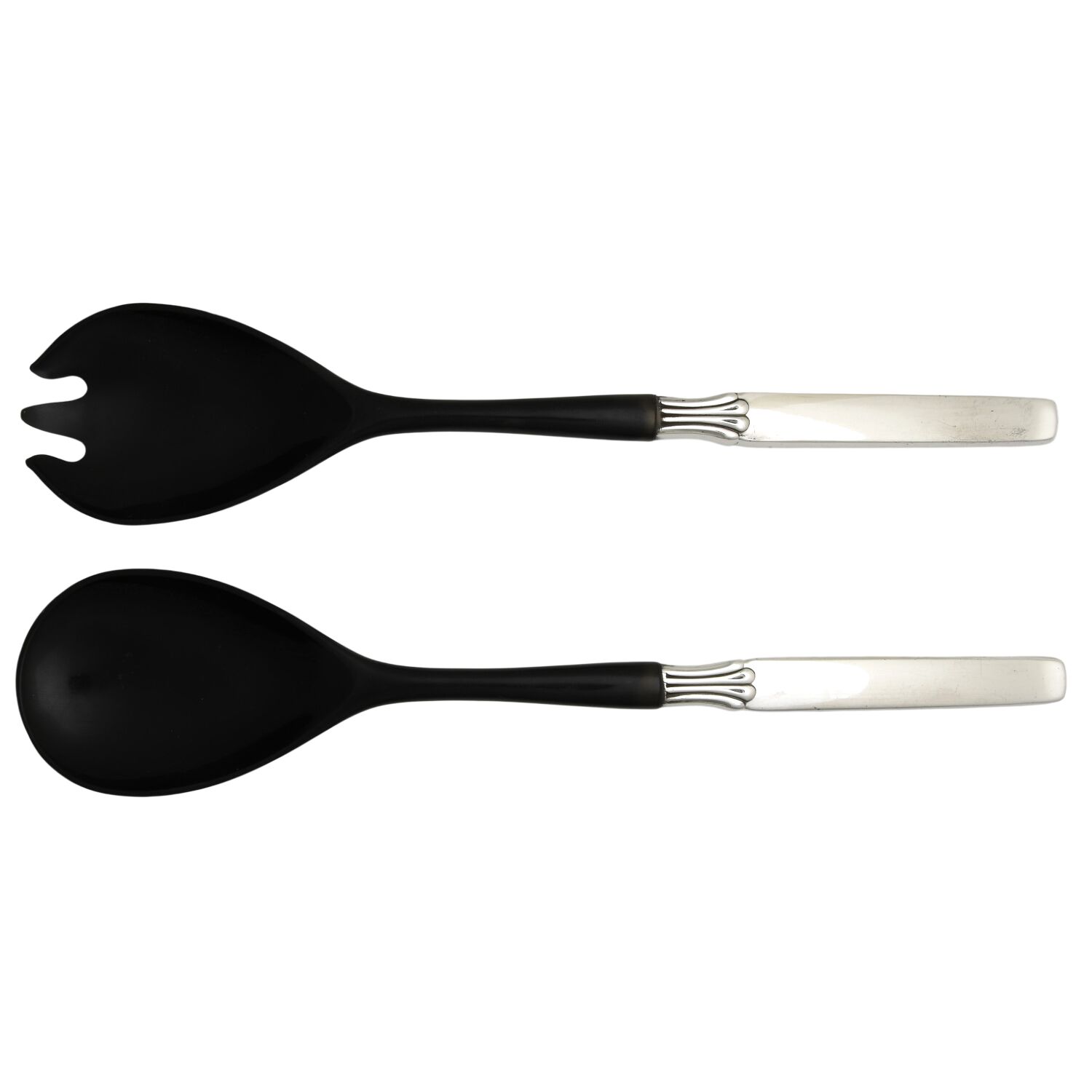 Twilight (Silverplate, 1956) Plastic Bowl 2-Piece Salad Set by Oneida Silver-1
