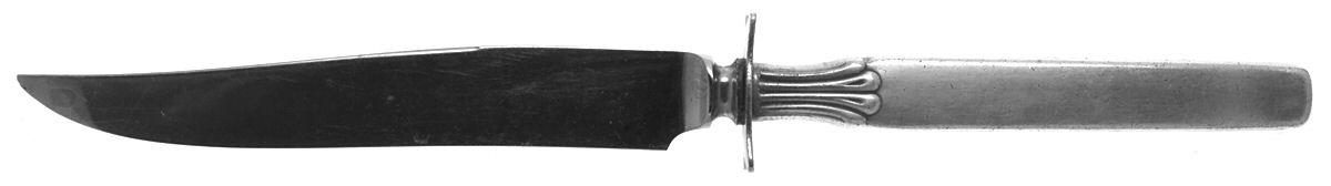 Twilight (Silverplate, 1956) Small Steak Carving Knife with Stainless Blade by Oneida Silver-1
