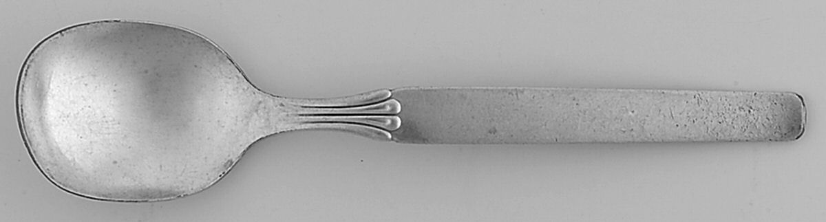 Twilight (Silverplate, 1956) Straight Handle Baby Spoon by Oneida Silver-1