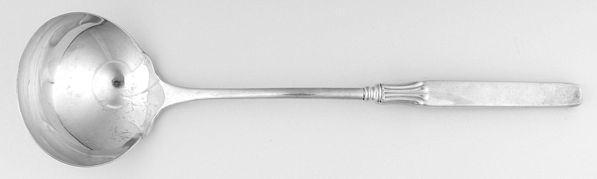 Twilight (Silverplate, 1956) Soup Ladle with Silverplate Bowl by Oneida Silver-1