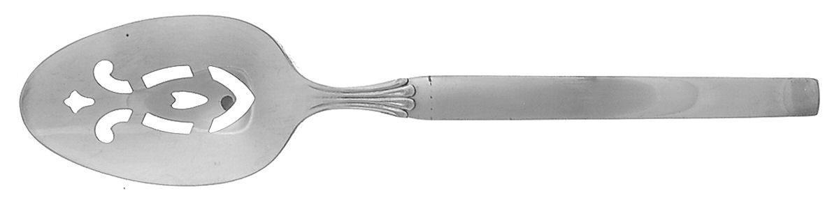 Twilight (Silverplate, 1956) Pierced Tablespoon (Serving Spoon) by Oneida Silver-1