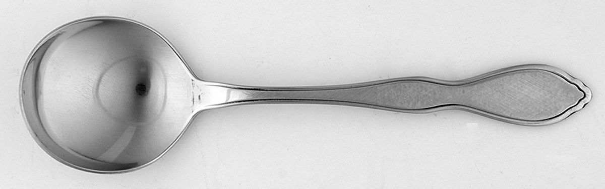 Twilight (Stainless) Round Bowl Soup Spoon (Cream Soup) by Oneida Silver-1