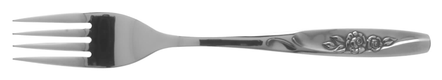 Twin Rose (Stainless) Fork by Oneida Silver-1
