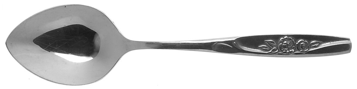 Twin Rose (Stainless) Place/Oval Soup Spoon by Oneida Silver-1