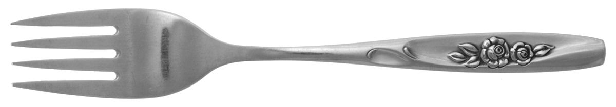Twin Rose (Stainless) Individual Salad Fork by Oneida Silver-1