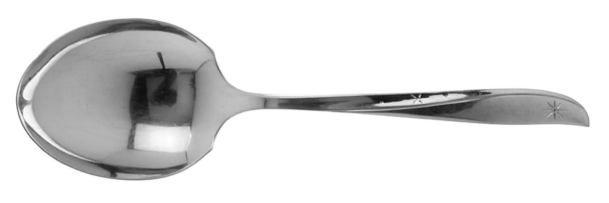 Twin Star (Stainless) Solid Smooth Casserole Spoon by Oneida Silver-1