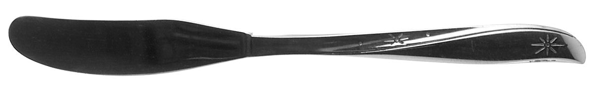 Twin Star (Stainless) Flat Handle Butter Spreader by Oneida Silver-1