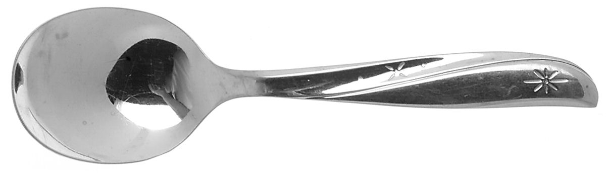 Twin Star (Stainless) Straight Handle Baby Spoon by Oneida Silver-1
