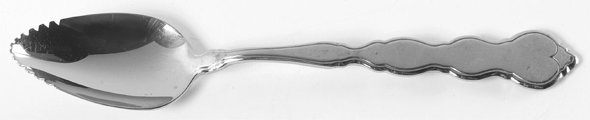 Valerie (Stainless) Fruit/Orange Spoon by Oneida Silver-1
