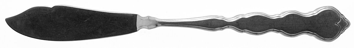 Valerie (Stainless) Flat Handle Master Butter Knife by Oneida Silver-1