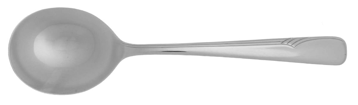 Valor (Stainless) Round Bowl Soup Spoon (Gumbo) by Oneida Silver-1