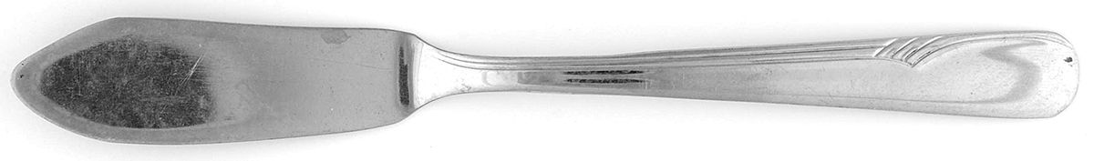 Valor (Stainless) Flat Handle Master Butter Knife by Oneida Silver-1