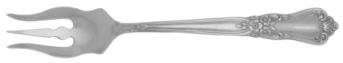 Valley Rose (Silverplate, 1956) Oyster Fork HC by Oneida Silver-1