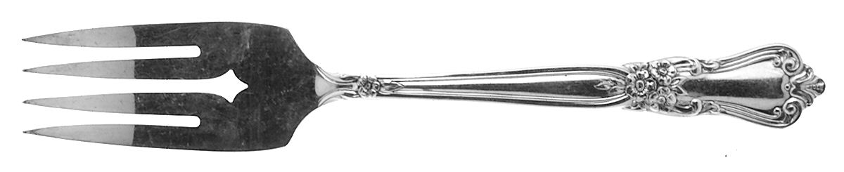 Valley Rose (Silverplate, 1956) Individual Salad Fork by Oneida Silver-1