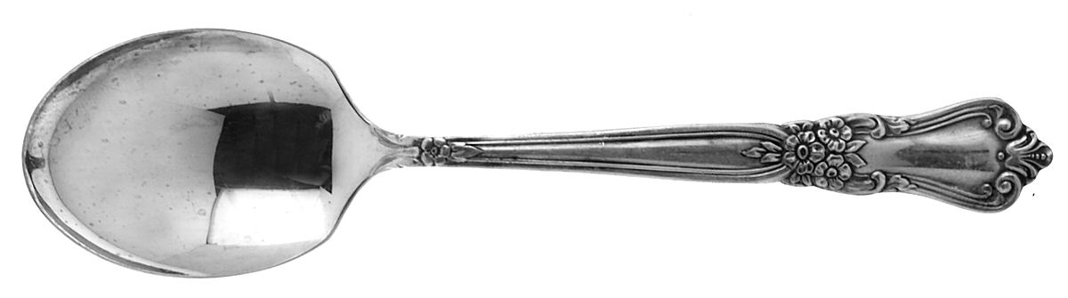 Valley Rose (Silverplate, 1956) Sugar Spoon by Oneida Silver-1