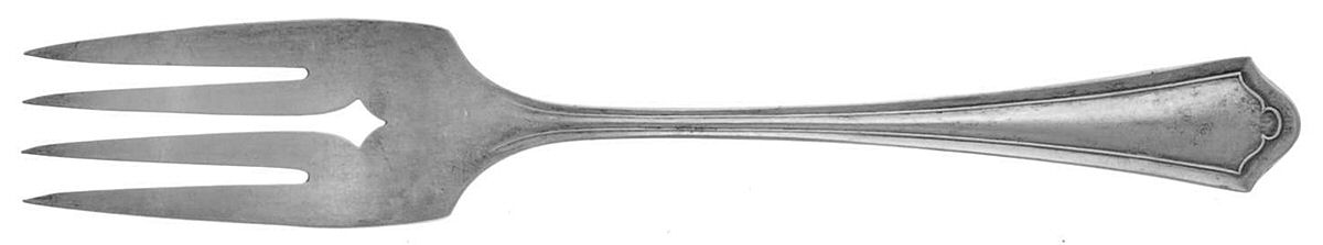 Vernon-Ashley (Silverplate, 1917) Individual Salad Fork by Oneida Silver-1